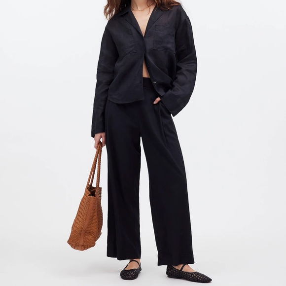 NWT Madewell Pull-On Straight Crop Pant - Picture 1 of 6